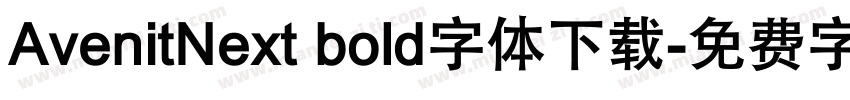 AvenitNext bold字体下载字体转换